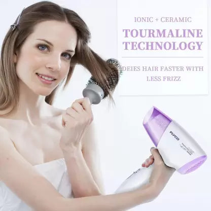 FLYCO FH6222IN Hair Dryer  (1600 W, White with purple) FLYCO FH6222IN Hair Dryer  (1600 W, White with purple)